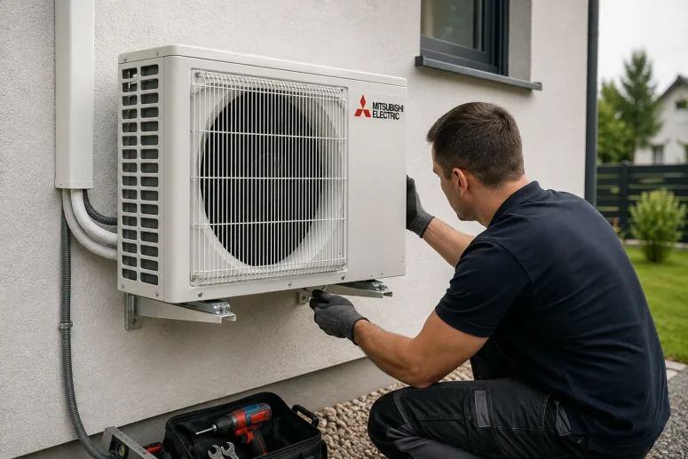 Montaža klimatske naprave Mitsubishi Electric
